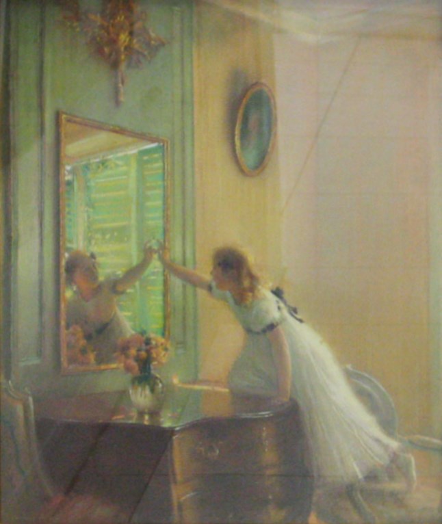 Dziewczynka z muchą Muenier, Jules-Alexis (1863 - 1942)