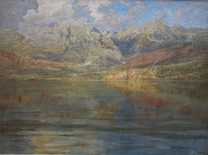 Jezioro (Visione del lago) Sartorelli, Francesco (1856 - 1939)