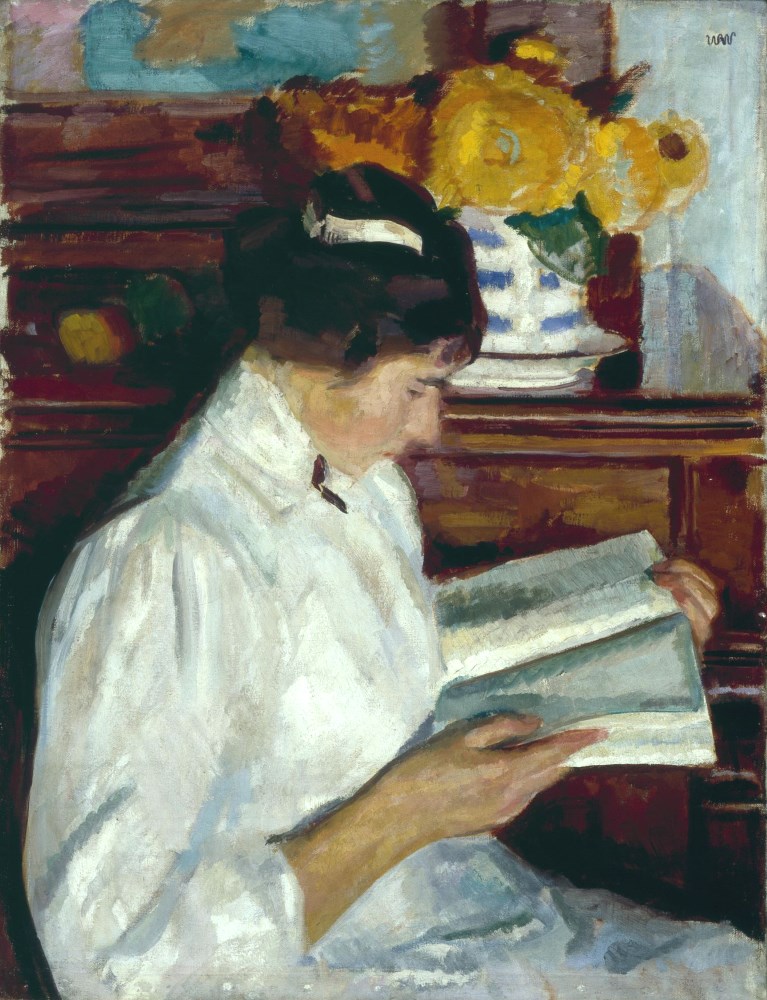 Kwiaty/ Portret żony artysty Weiss, Wojciech (1875 - 1950)