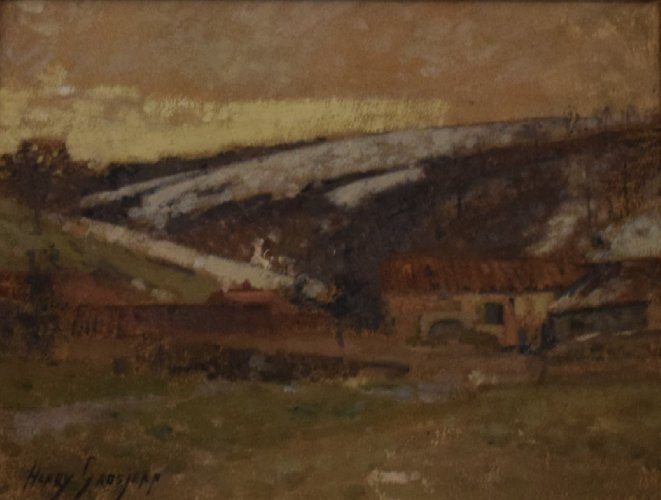 Późne śniegi Grosjean, Henry (Marie-Gustave-Henri) (1864 - 1948)