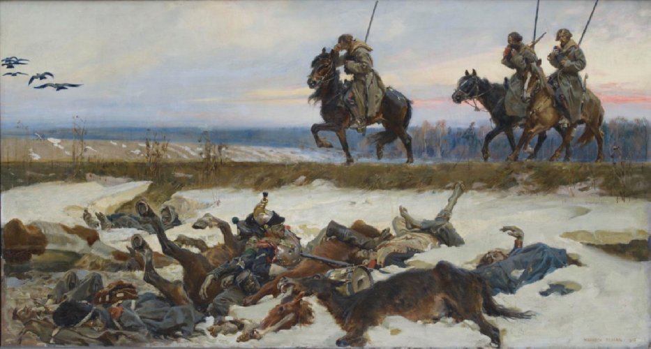 Wiosna 1813r. W Rosji Kossak, Wojciech (1856 - 1942)