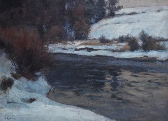 Zima nad Amperą Crodel, Paul Edgar (1862 - 1928)