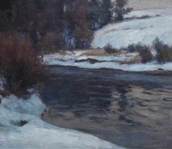 Zima nad Amperą Crodel, Paul Edgar (1862 - 1928)