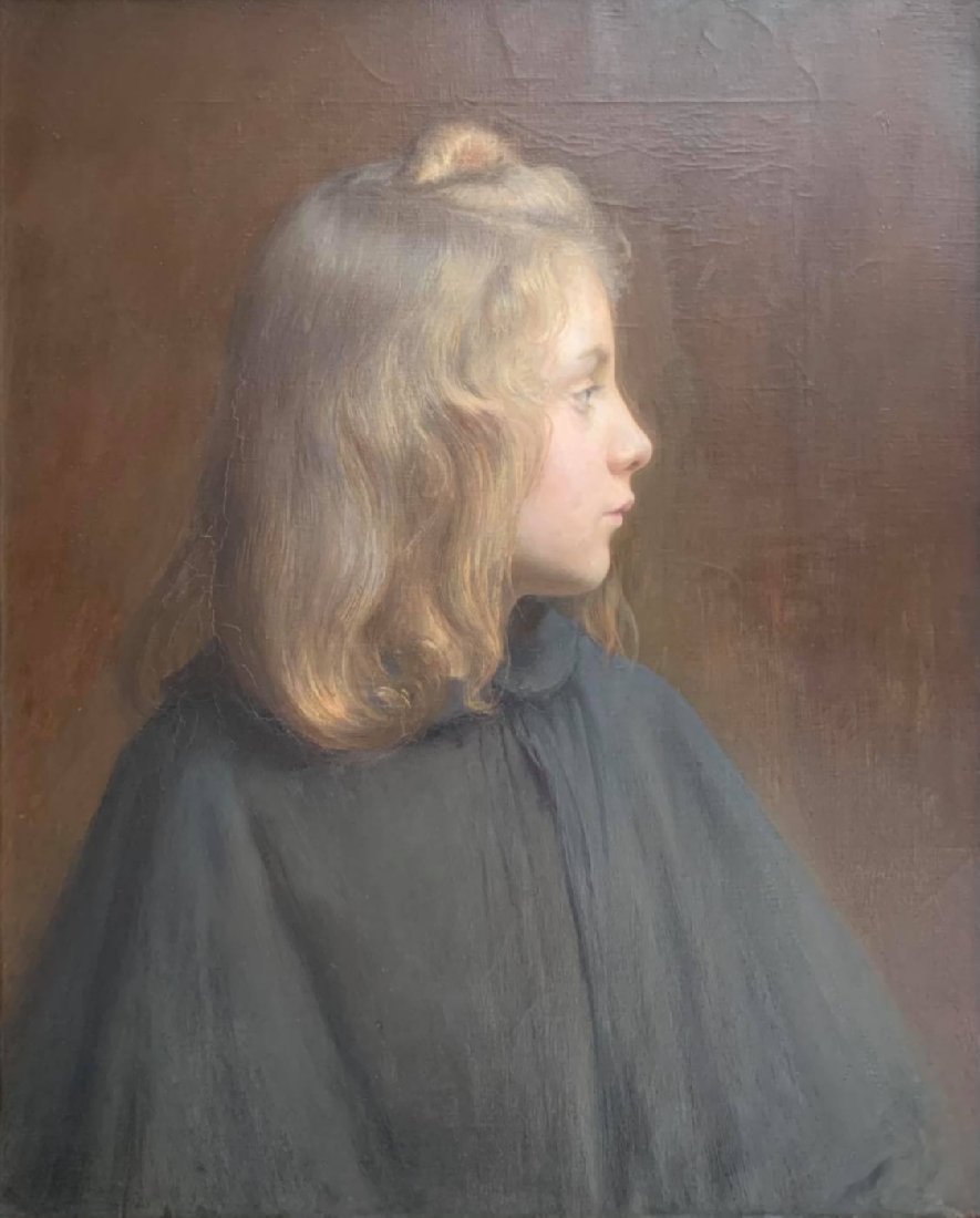 Zuzanna Studium głowy Delachaux, Léon (1850 - 1919)
