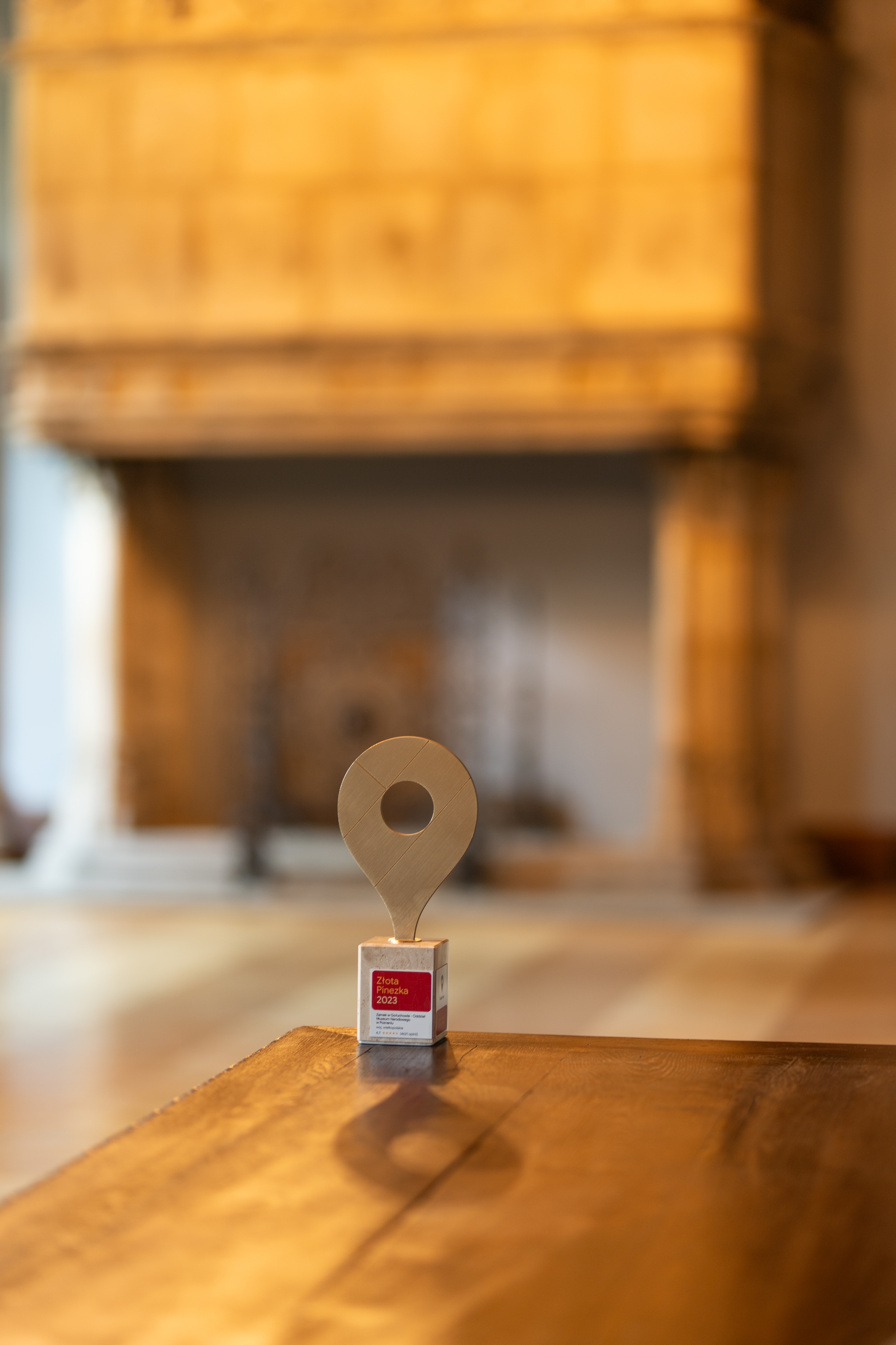 Muzeum Zamek w Gołuchowie ze Złotą Pinezką od Google.