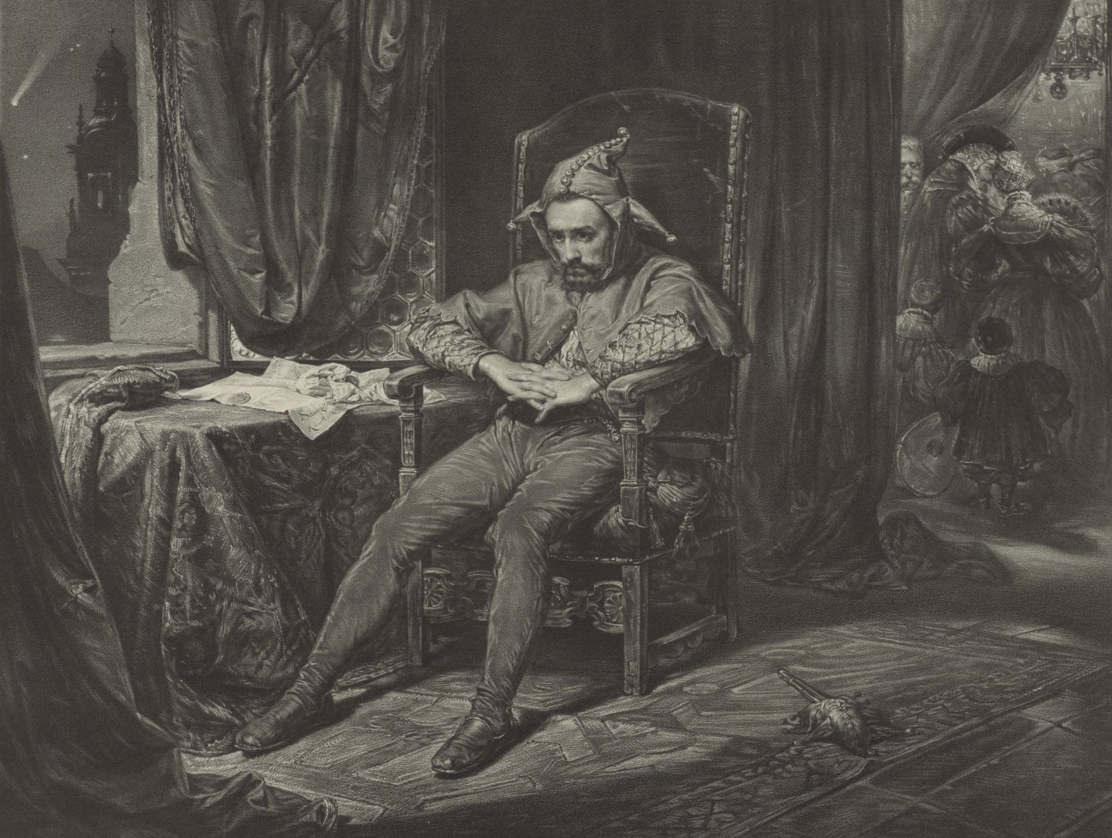 ŚWIAT OBRAZÓW: Jan Matejko, "Stańczyk" (szkic), 1861 - Muzeum Narodowe ...