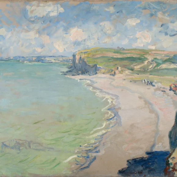 Claude Monet - Plaża w Pourville