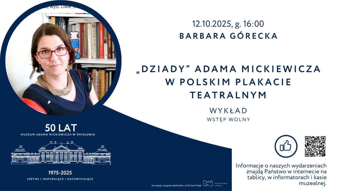 „Dziady” w polskim plakacie teatralnym – prelekcja