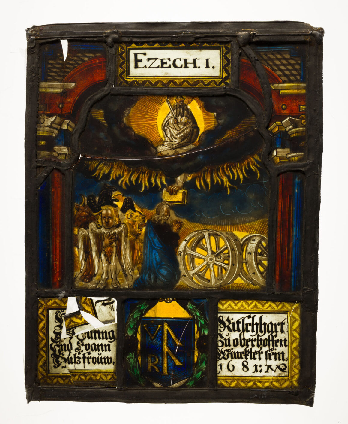 Fragment witrażu.