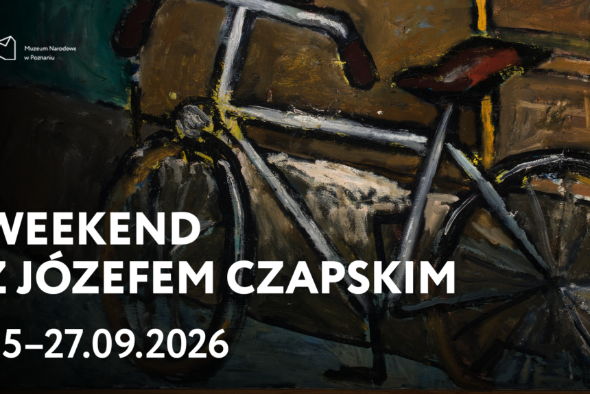 Afisz z napisem: Weekend z Czapskim, 25 do 27 września 2026.